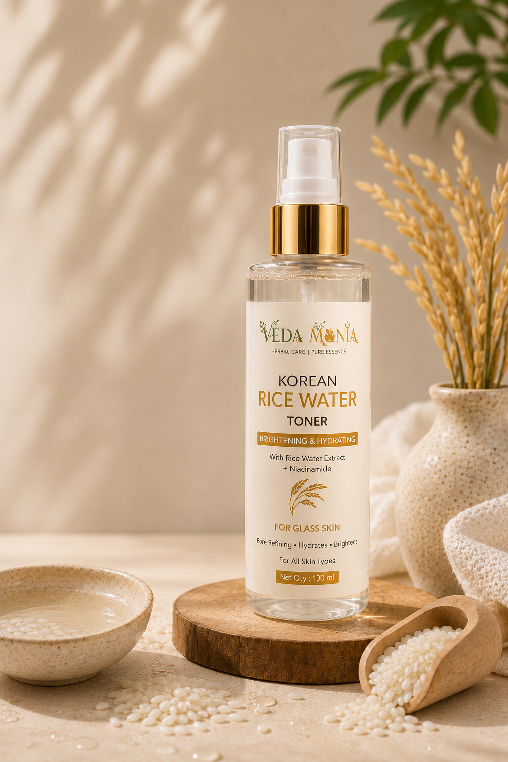 Veda Mania Korean Rice Water Toner - Image 3
