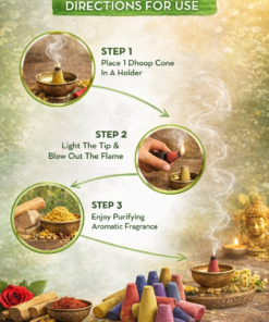 Alternative view of Veda Mania Dhoop cones