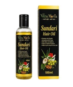 Sundari Hair Oil 100ml | Ayurvedic Herbal Hair Oil For Growth & Hair Fall Control | Onion, Amla, Bhringraj, Coconut Blend | Scalp Nourishment Split Damage Repair for Men & Women